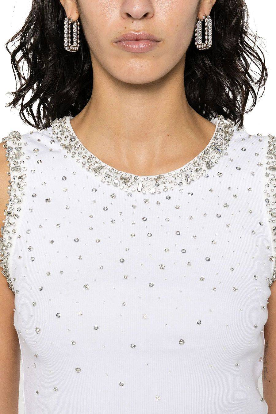 DES PHEMMES  Maglietta di Cotone Bianca DES PHEMMES per Donna - DP613197 I Più Venduti