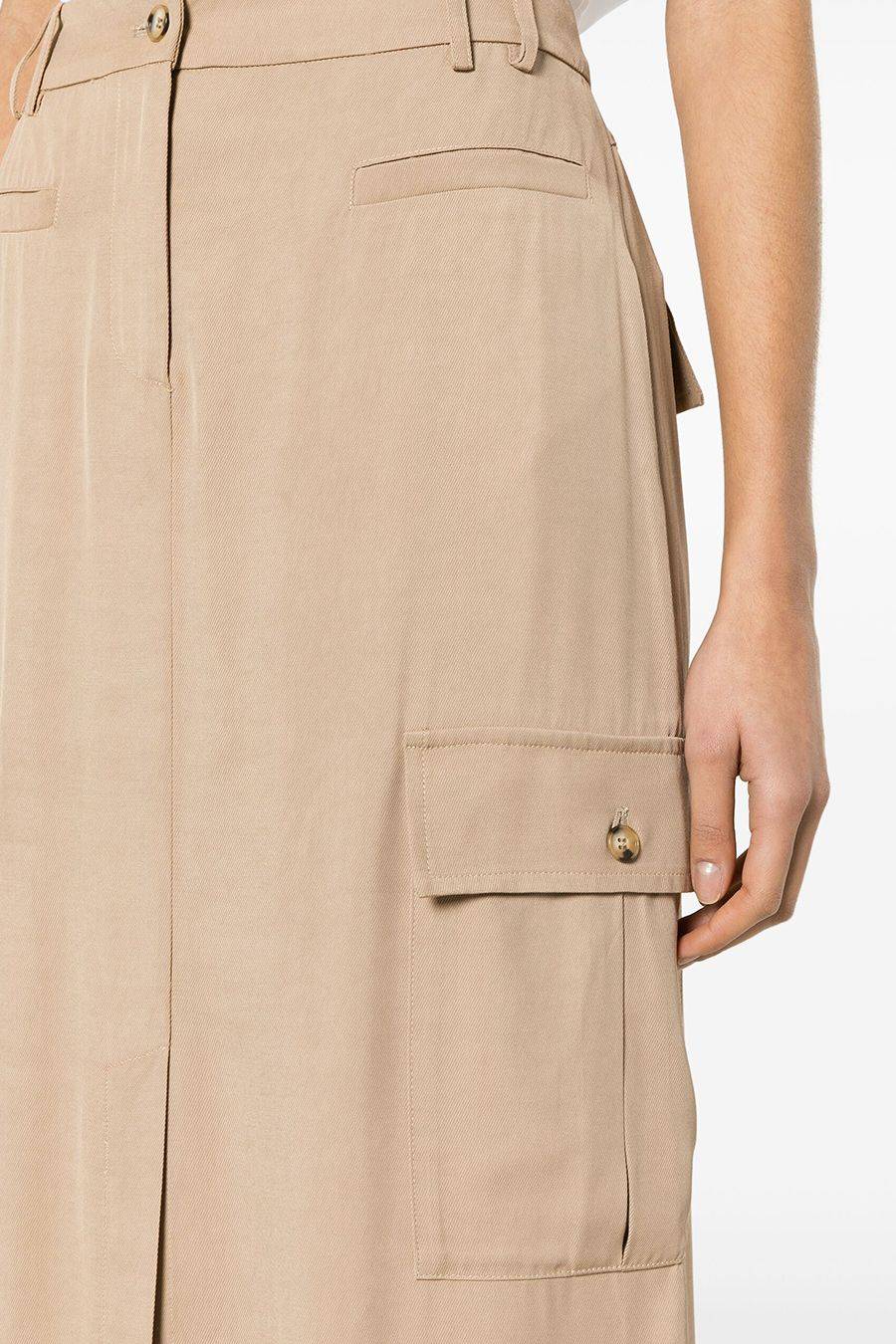 ERMANNO SCERVINO  Gonna Beige in Viscosa da Donna Ermanno Scervino In Saldo