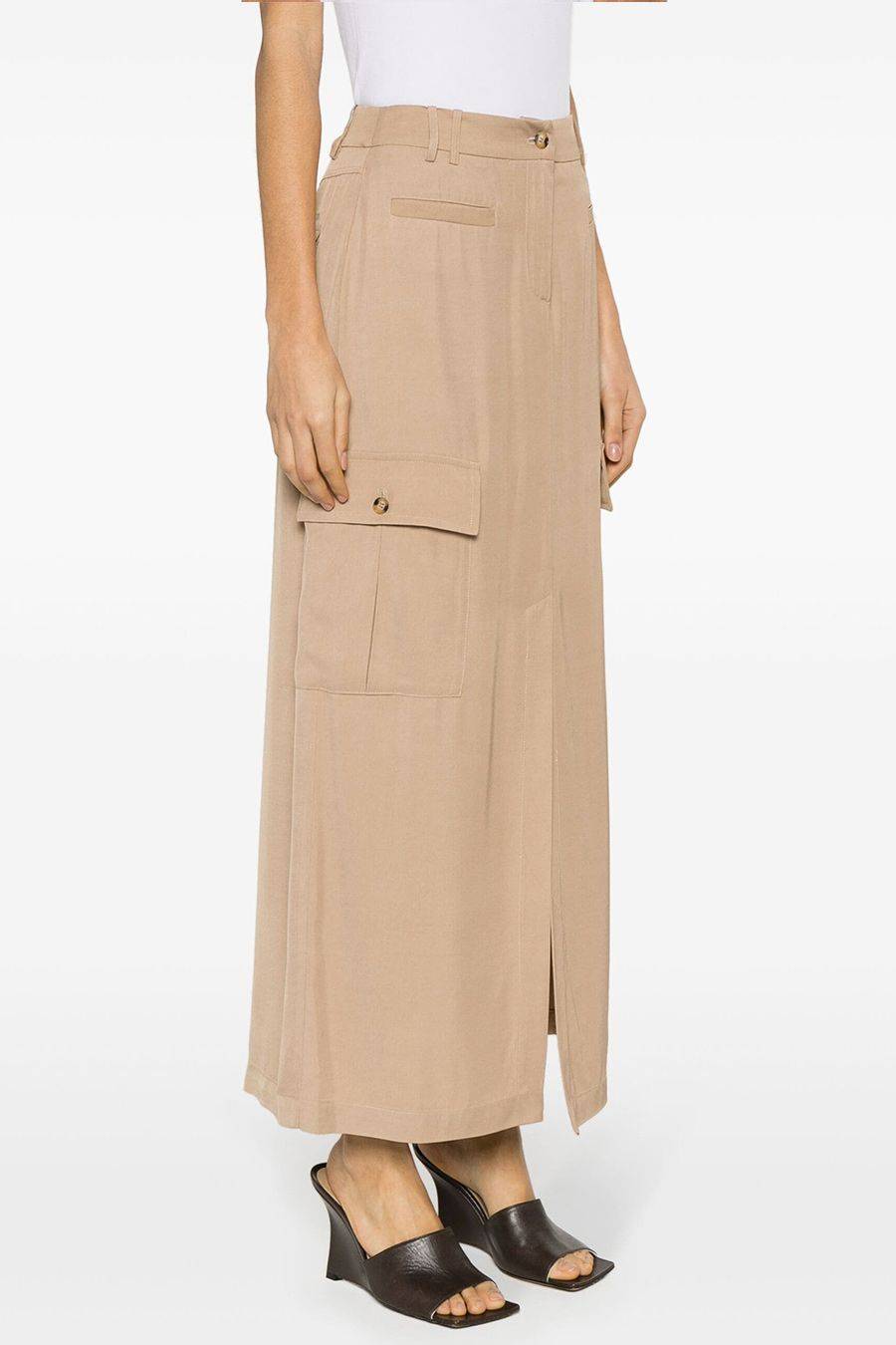 ERMANNO SCERVINO  Gonna Beige in Viscosa da Donna Ermanno Scervino In Saldo