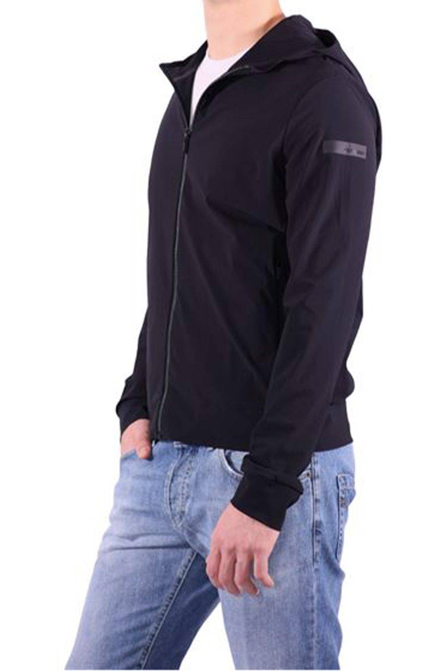 RRD - ROBERTO RICCI DESIGNS  Felpa Uomo RRD Nera in Tessuto Tecnico Nuova