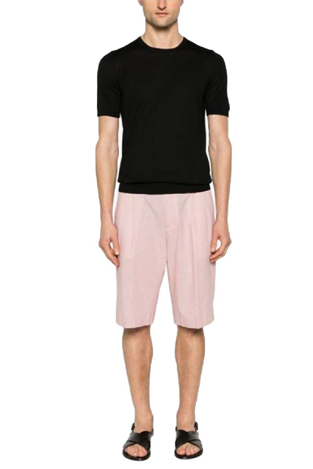 TAGLIATORE  T-Shirt di Seta Nera TAGLIATORE Uomo - JOSH GSE24-03099 Prezzo di fabbrica