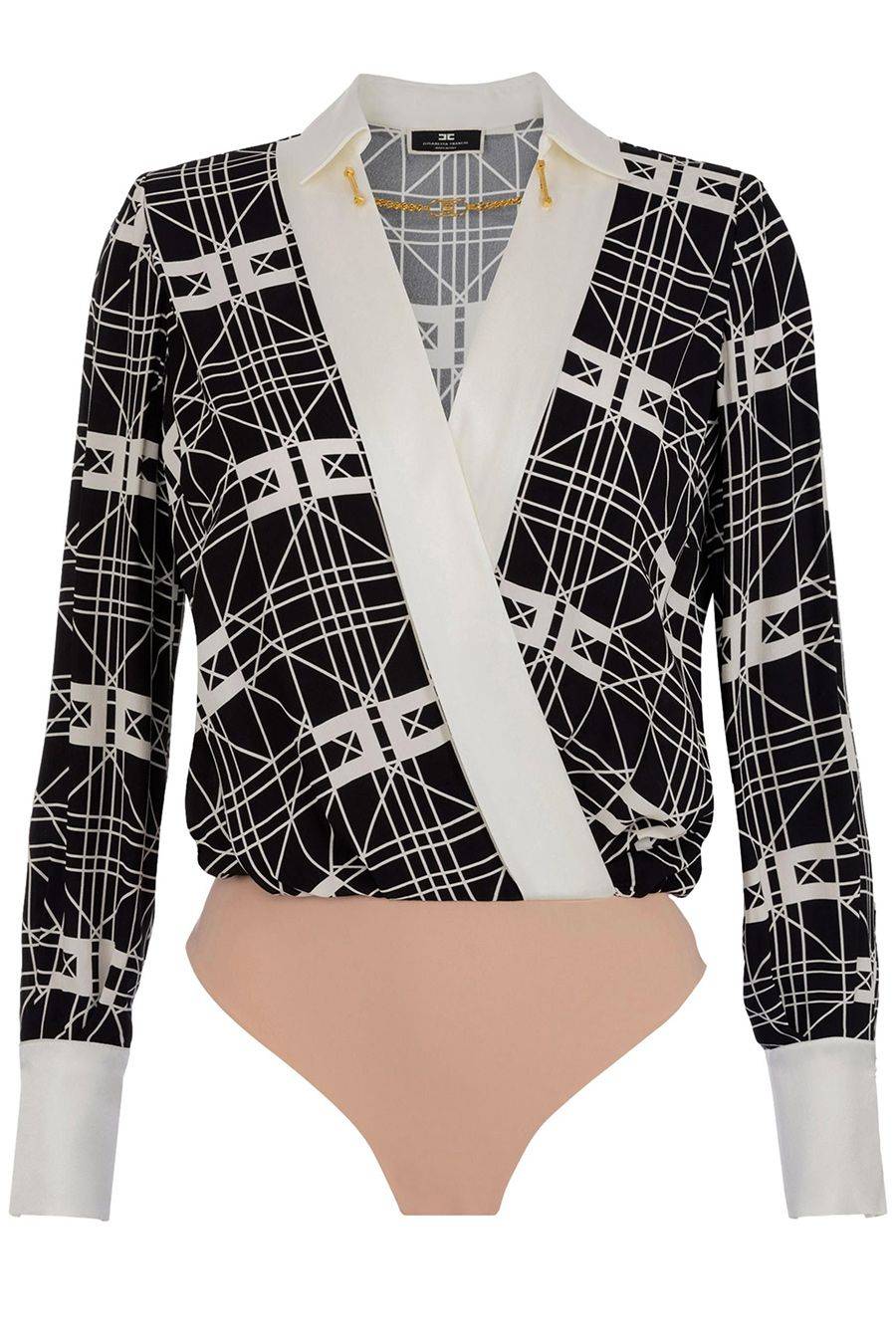ELISABETTA FRANCHI Camicetta Multicolore in Seta Elisabetta Franchi da Donna