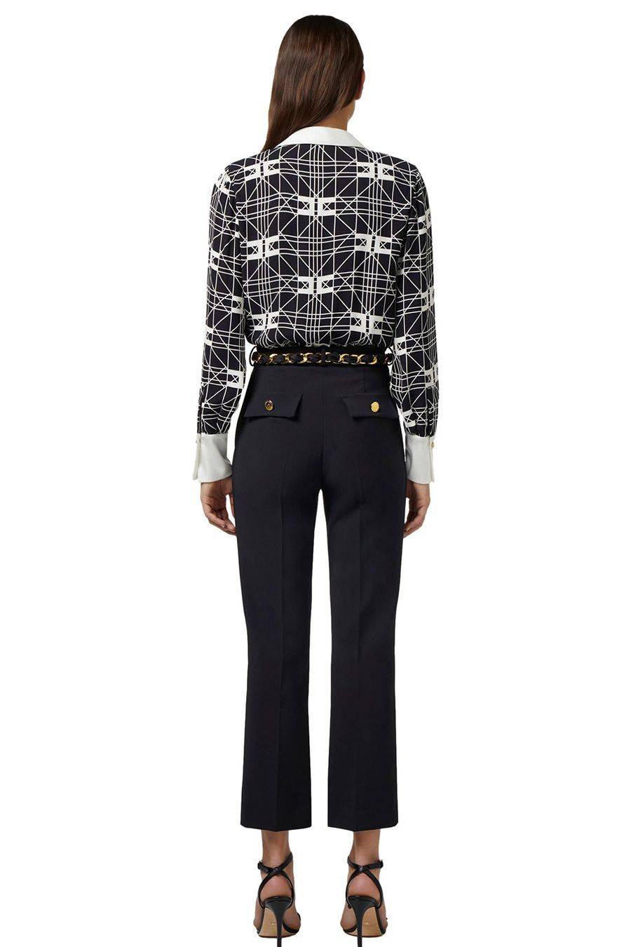 ELISABETTA FRANCHI  Camicetta Multicolore in Seta Elisabetta Franchi da Donna Offerta speciale