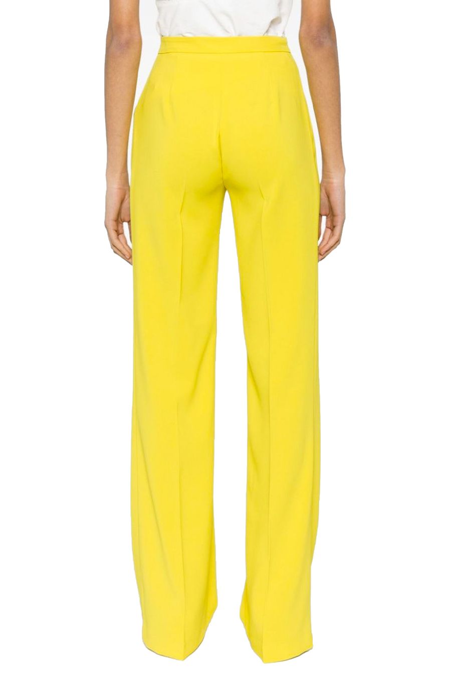 PINKO  Pantaloni Gialli Elastici in Viscosa da Donna PINKO Vendite stagionali