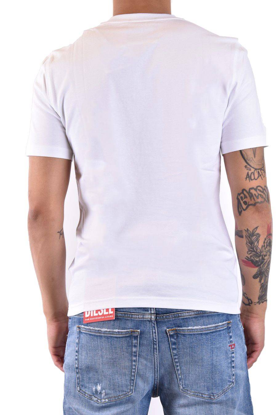 MOSCHINO  T-Shirt MOSCHINO Bianca 100% Cotone da Uomo A0718 Black Friday