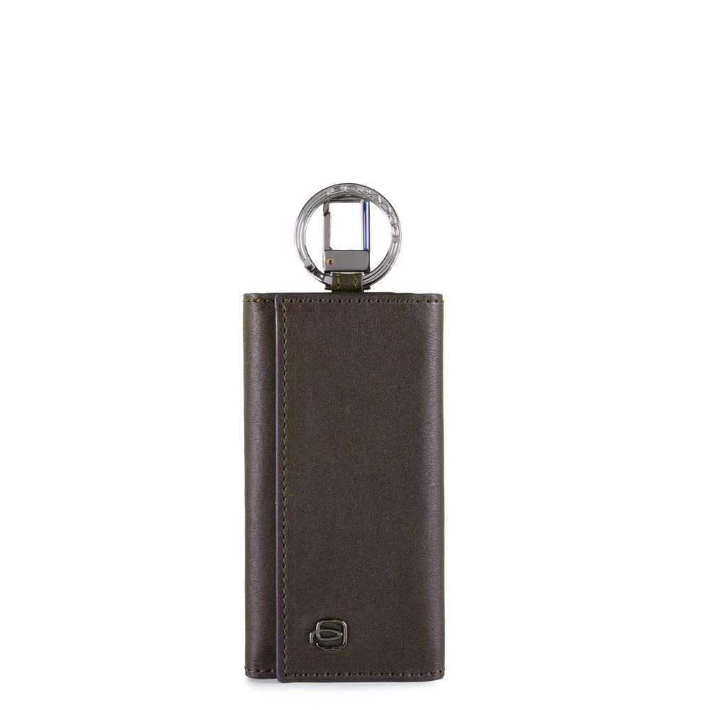 PIQUADRO  Portachiavi in Pelle Piquadro - Accessorio Unisex Marrone