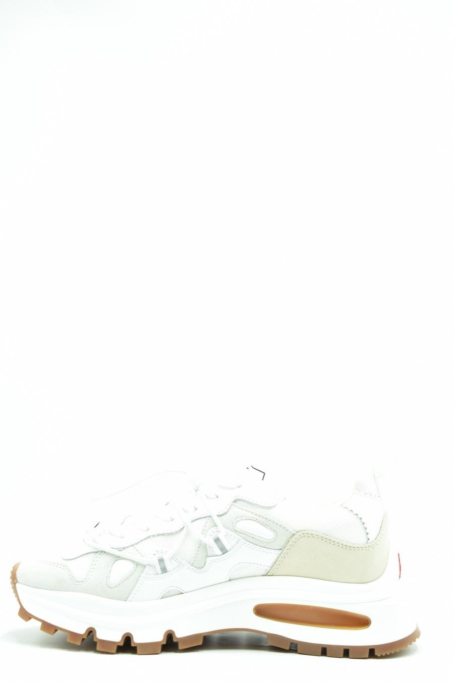 DSQUARED2  Sneakers Donna DSQUARED2 in Pelle Bianca Prezzo basso