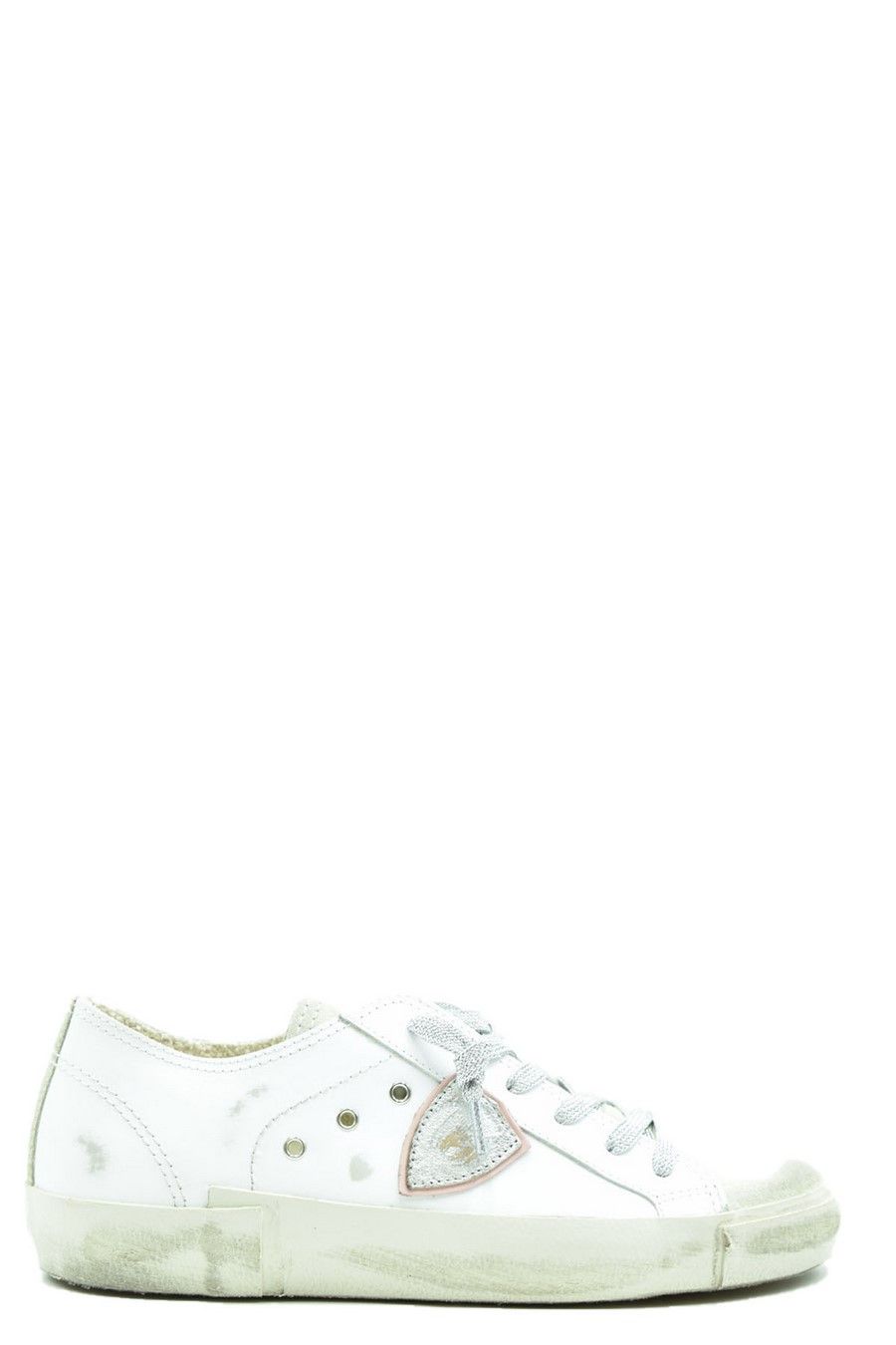 PHILIPPE MODEL Sneakers in Pelle Bianca Philippe Model Donna PRLDVC01