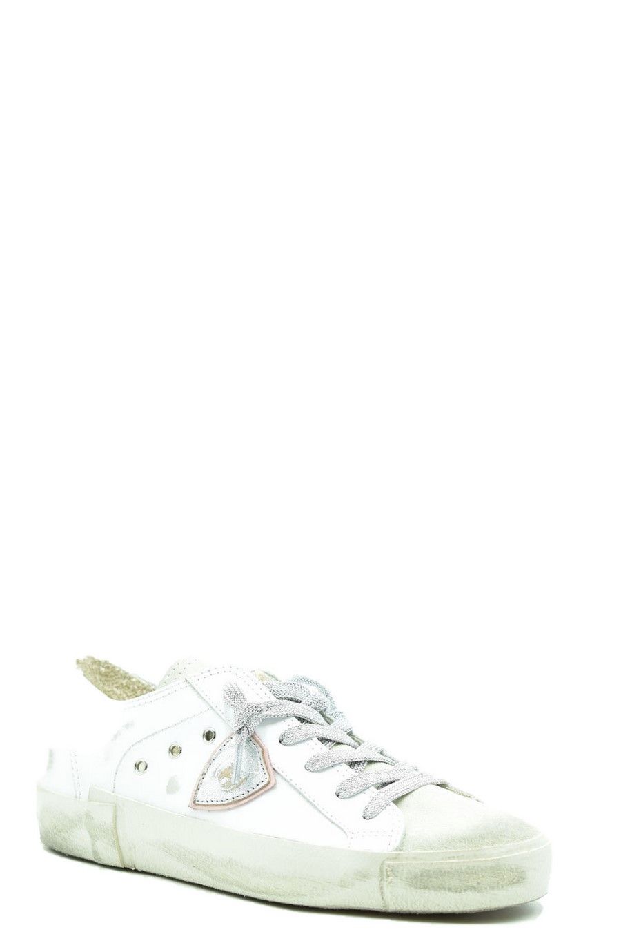 PHILIPPE MODEL  Sneakers in Pelle Bianca Philippe Model Donna PRLDVC01 Super Saving Price