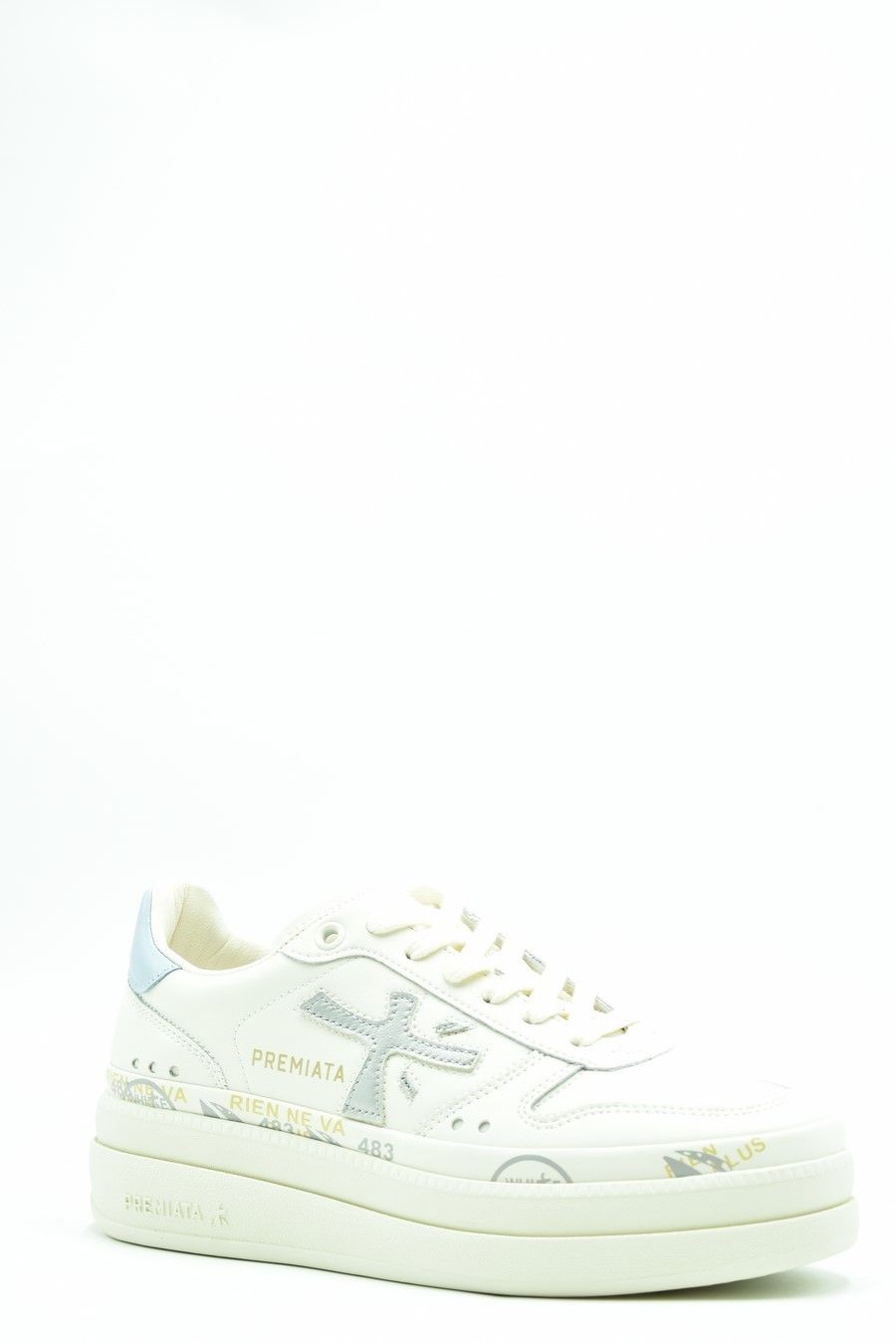 PREMIATA  Sneakers in Pelle Multicolor Premiata Micolvar per Donna Fino al 55% di sconto