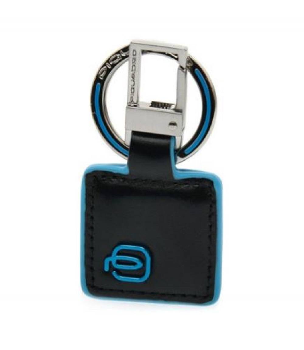 PIQUADRO  Portachiavi Unisex in Pelle Nera PIQUADRO Super sconto