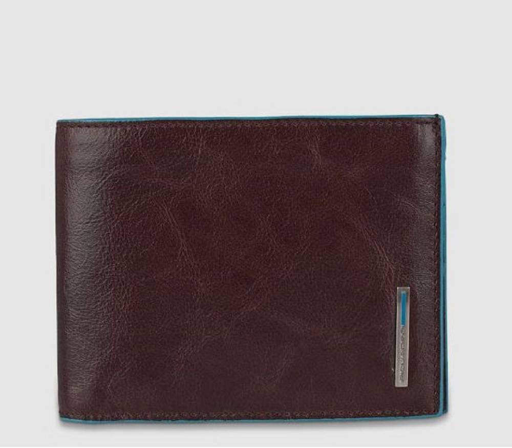 PIQUADRO  Portafoglio Pelle Marrone Piquadro RFID Enormi sconti