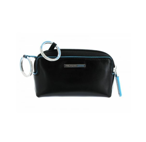 PIQUADRO  Portachiavi Unisex in Pelle Nera Piquadro 50% di sconto con spedizione gratuita