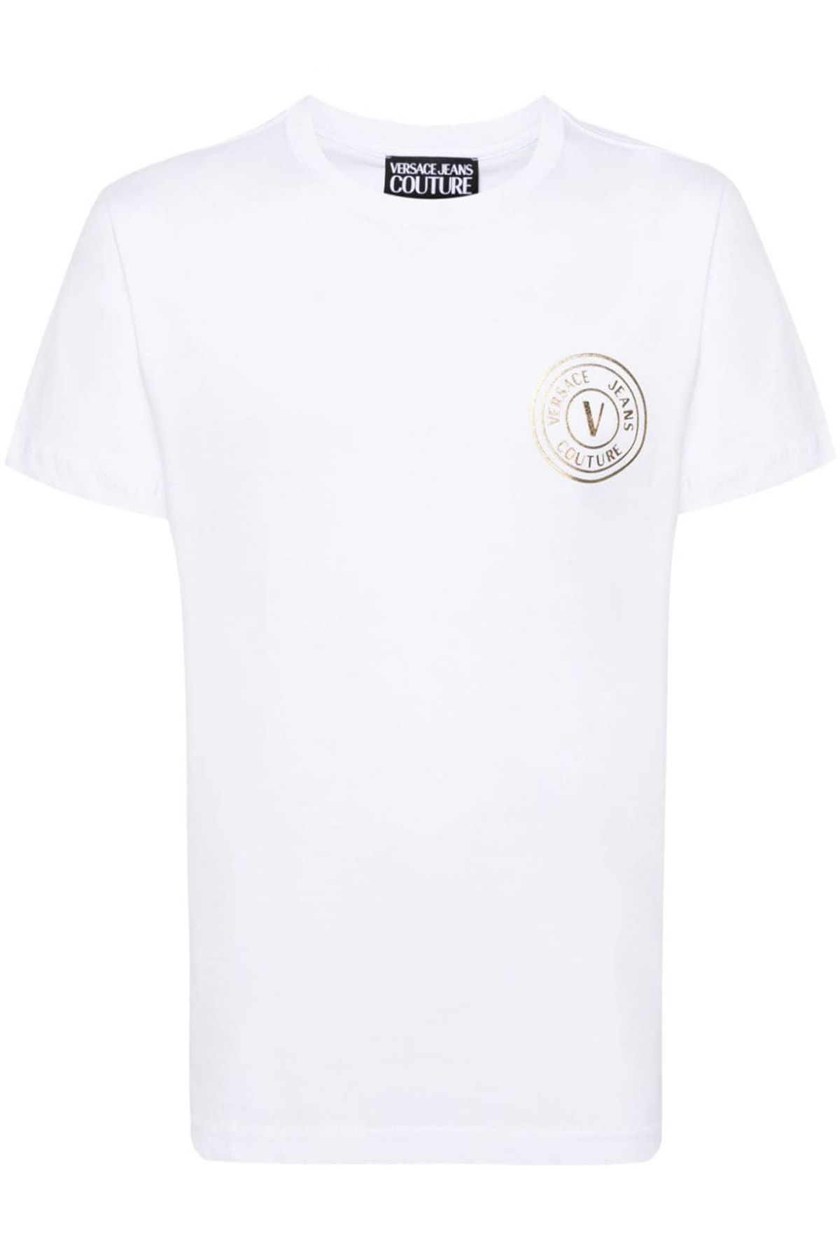 VERSACE JEANS COUTURE T-Shirt Uomo Cotone Bianco Versace Jeans Couture