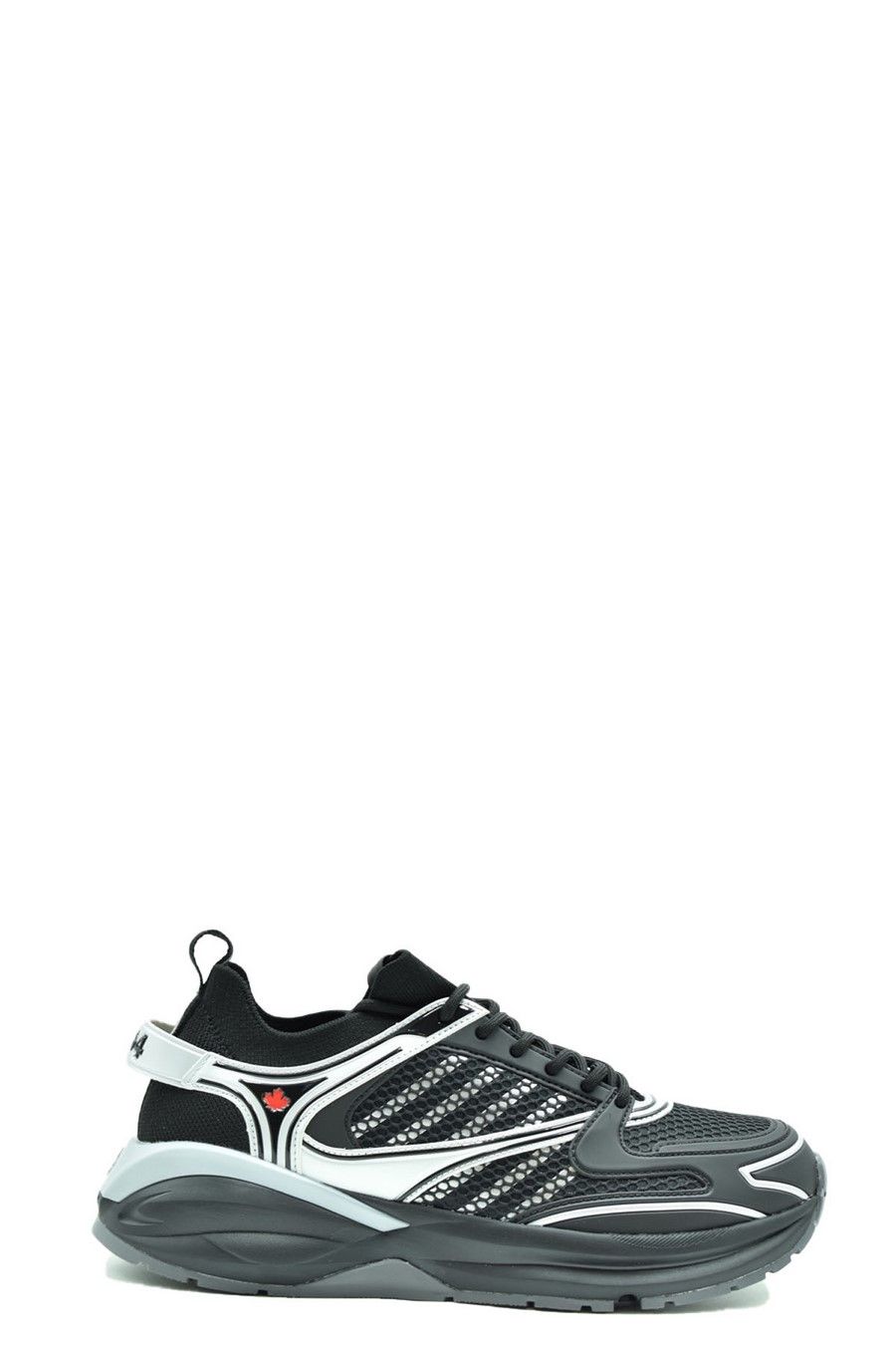 DSQUARED2  Sneakers Donna DSQUARED2 Nere in Poliestere SNW0332 Duty-free