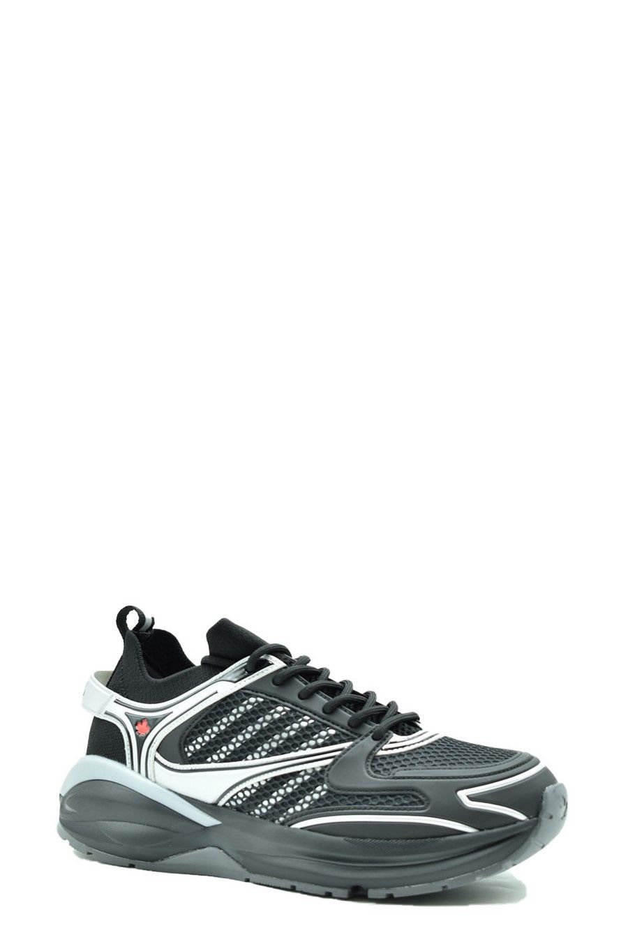 DSQUARED2  Sneakers Donna DSQUARED2 Nere in Poliestere SNW0332 Duty-free