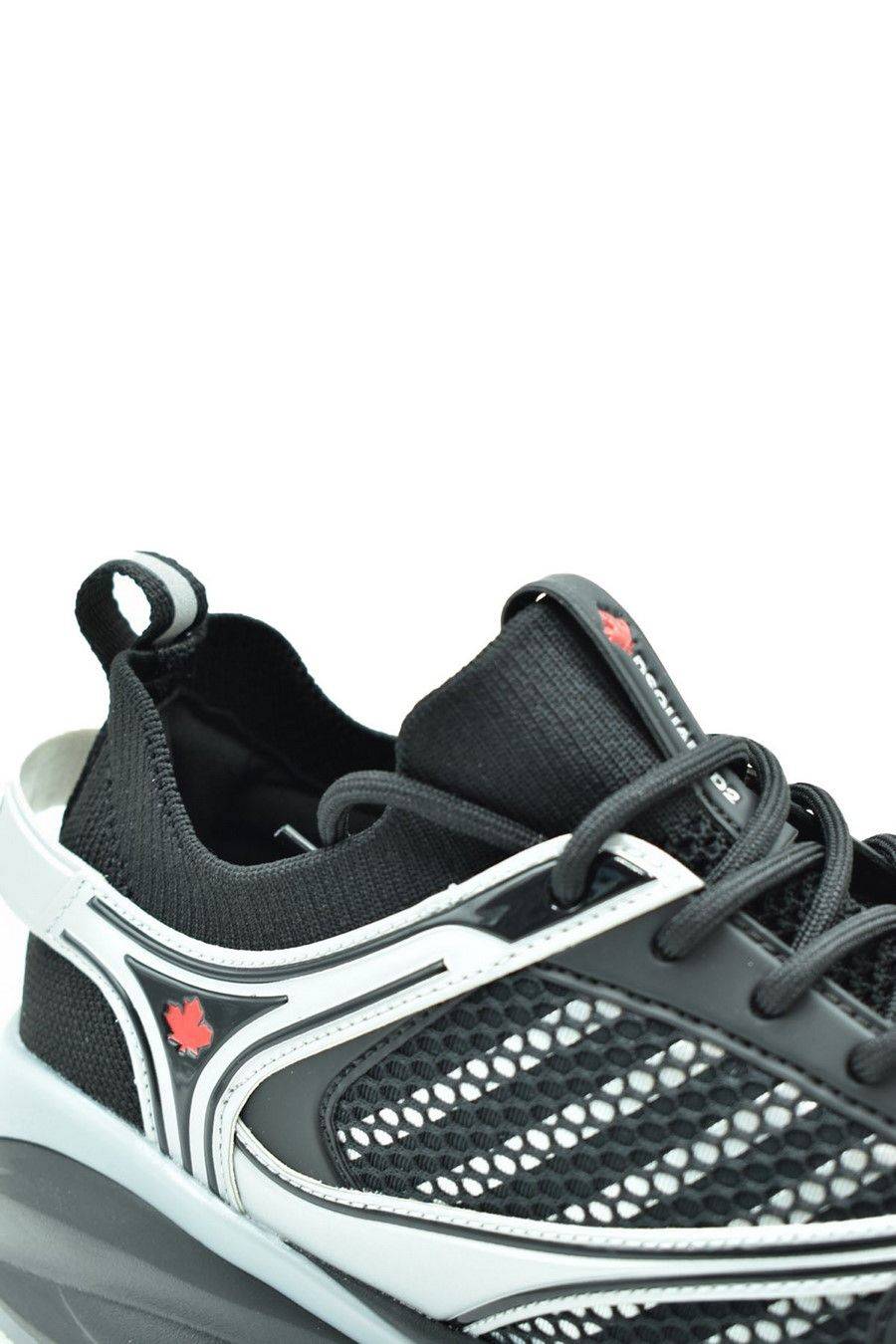 DSQUARED2  Sneakers Donna DSQUARED2 Nere in Poliestere SNW0332 Duty-free
