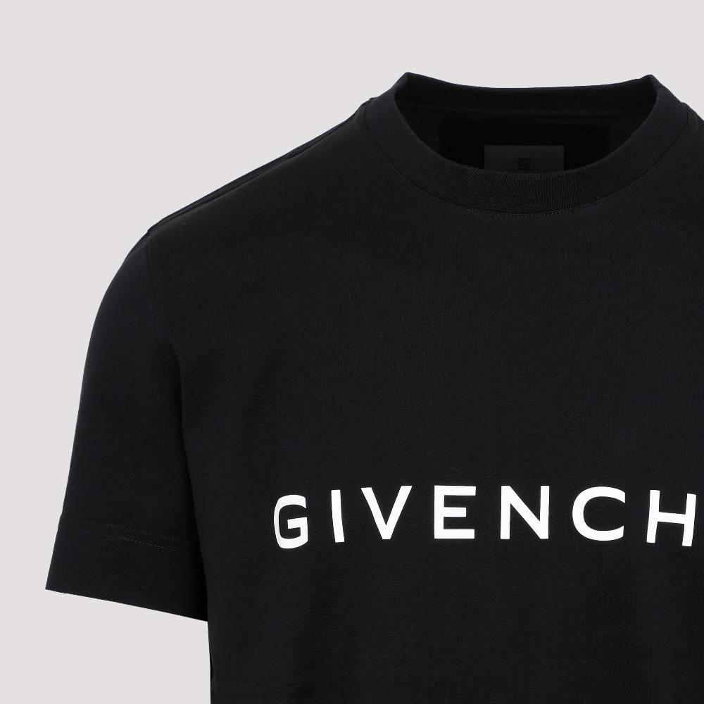 GIVENCHY  T-Shirt Logo Cotone Nero Givenchy Uomo 50% di sconto per tempo limitato