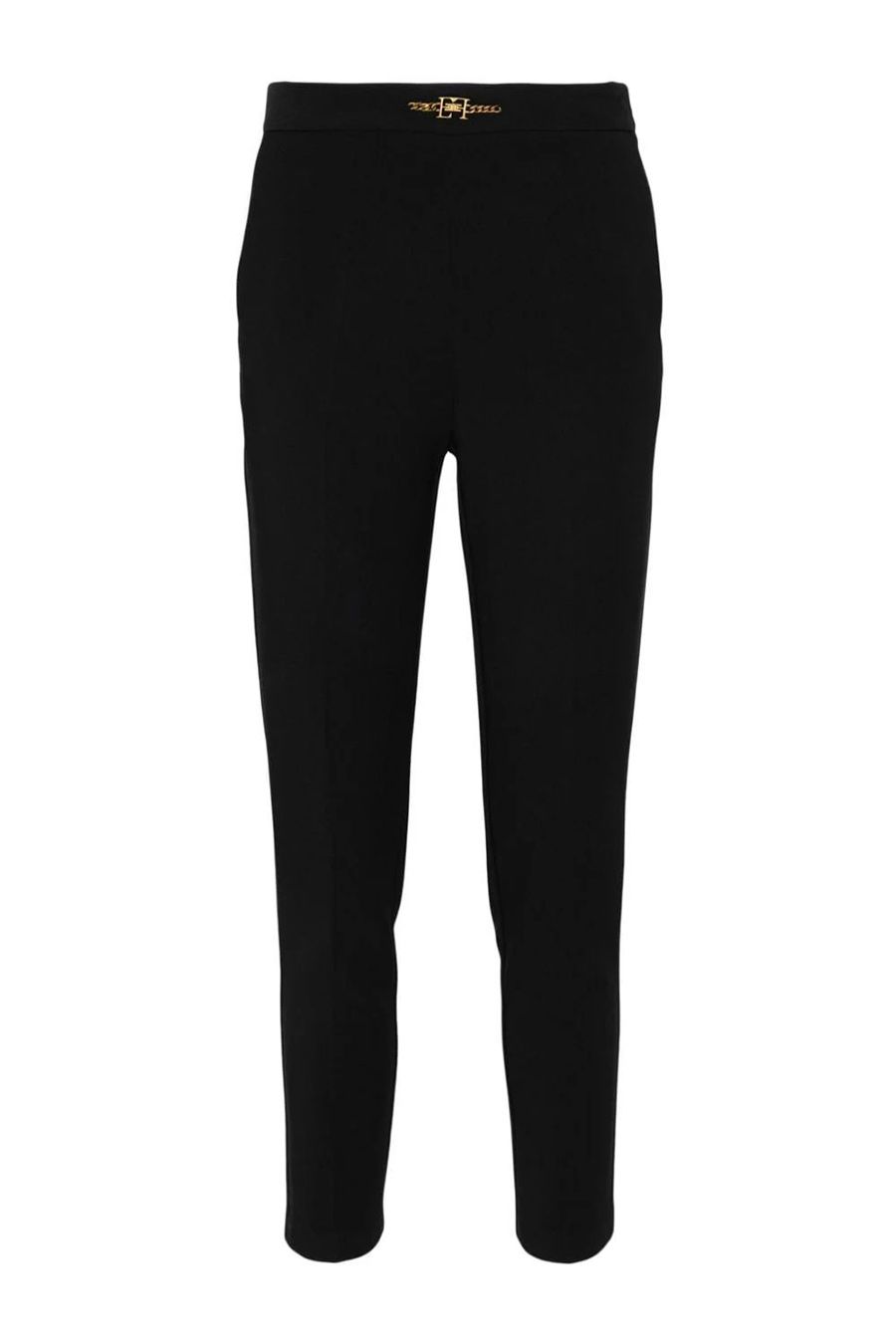 ELISABETTA FRANCHI Pantaloni Neri Elisabetta Franchi da Donna - Mix di Poliestere