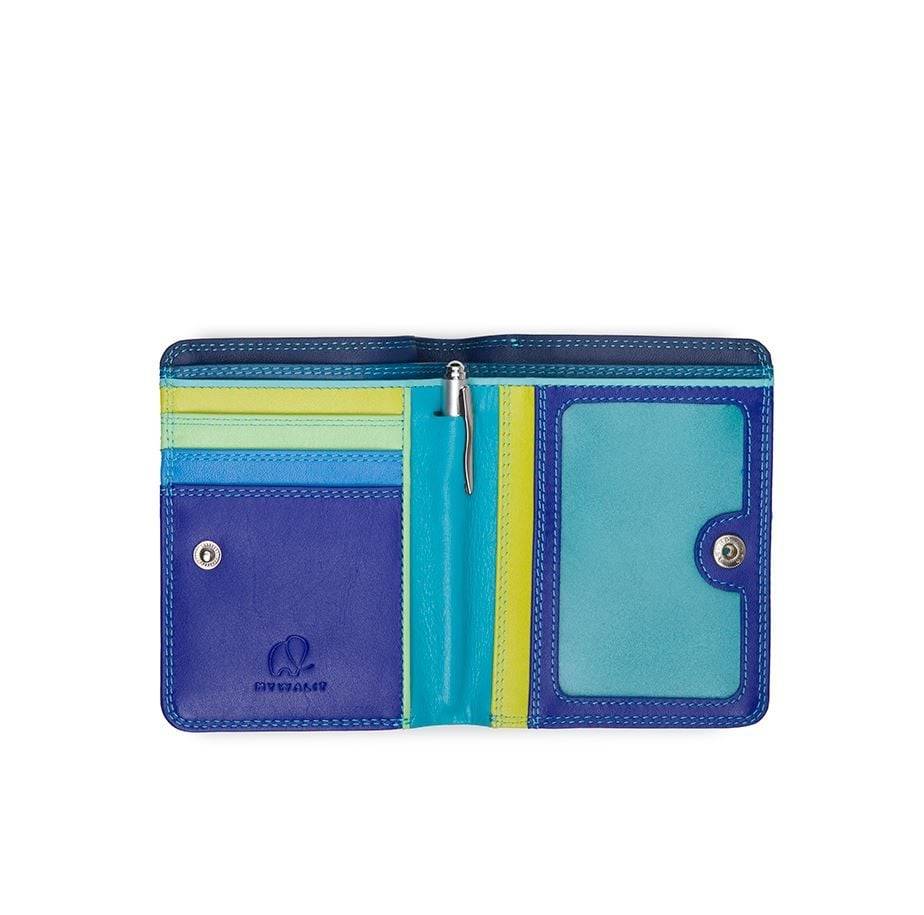 MYWALIT  Portafoglio in Pelle con Zip Medium Mywalit in Blu China Promozione Limitata