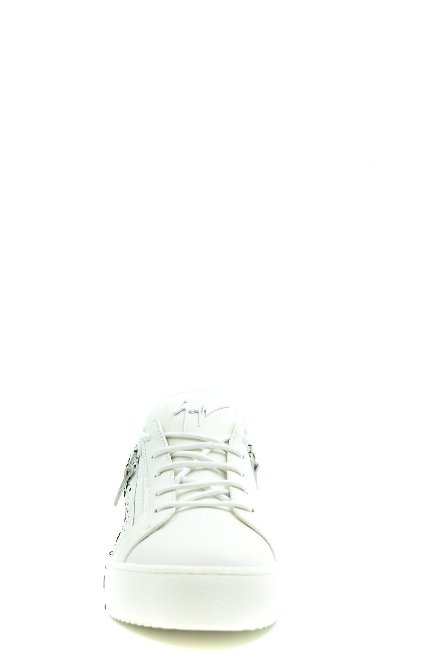 GIUSEPPE ZANOTTI DESIGN  Sneakers Bianche in Pelle Giuseppe Zanotti Uomo Fino Al -60%