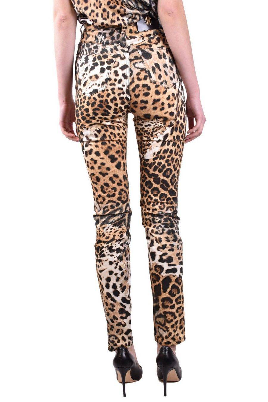 ROBERTO CAVALLI  Pantaloni Donna Cotone Beige ROBERTO CAVALLI Affare Del Giorno