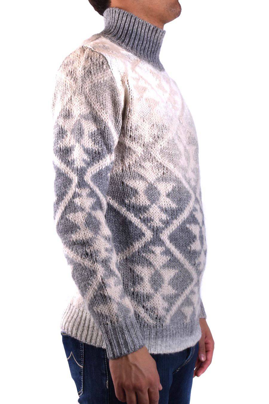 DONDUP  Maglione di Lana Multicolore da Uomo DONDUP Prezzo Ridotto