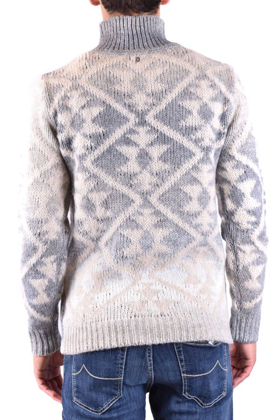 DONDUP  Maglione di Lana Multicolore da Uomo DONDUP Prezzo Ridotto