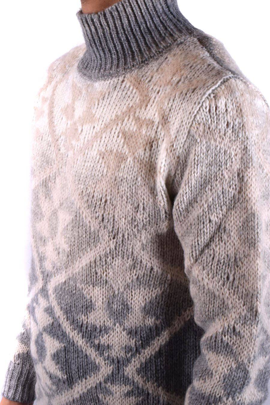 DONDUP  Maglione di Lana Multicolore da Uomo DONDUP Prezzo Ridotto