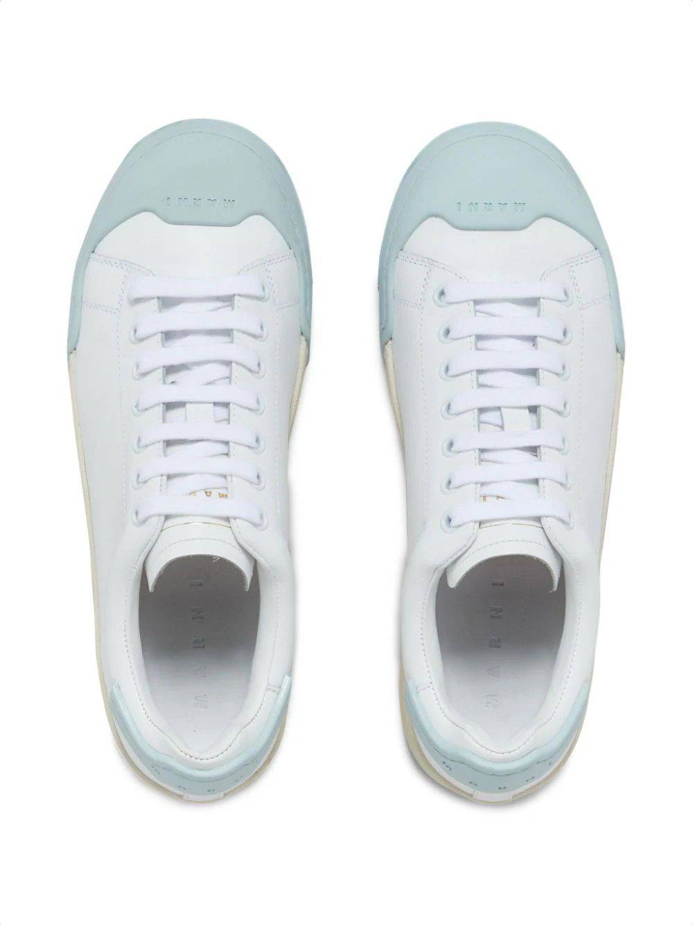 MARNI  Sneakers da Donna MARNI in Pelle di Vitello Bianca Nuova