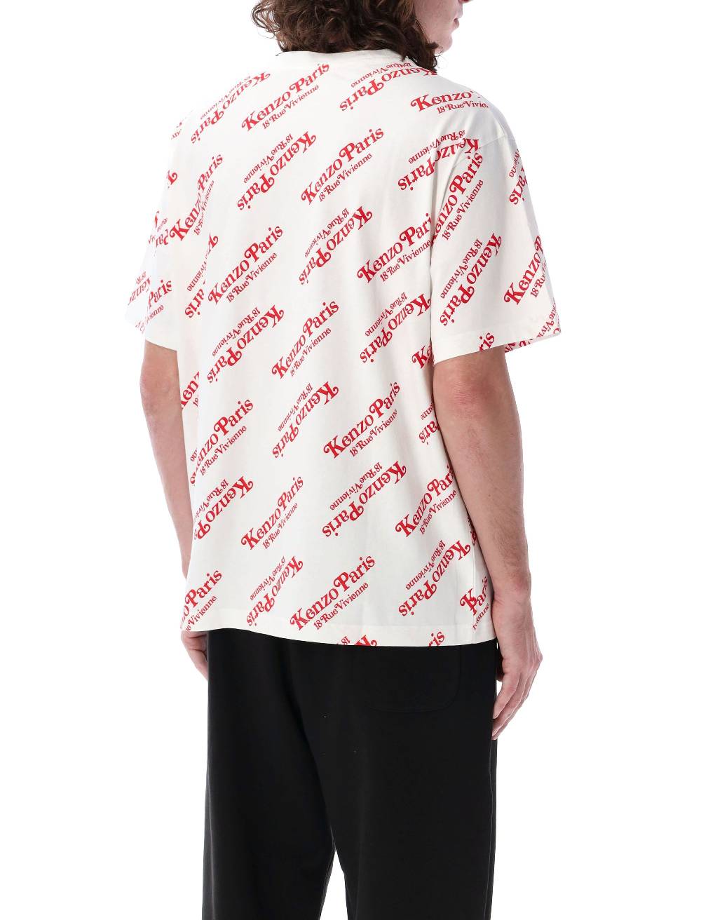 KENZO KIDS  T-Shirt Oversize Uomo KENZO x Verdy con Monogramma Bianco Comprare a buon mercato