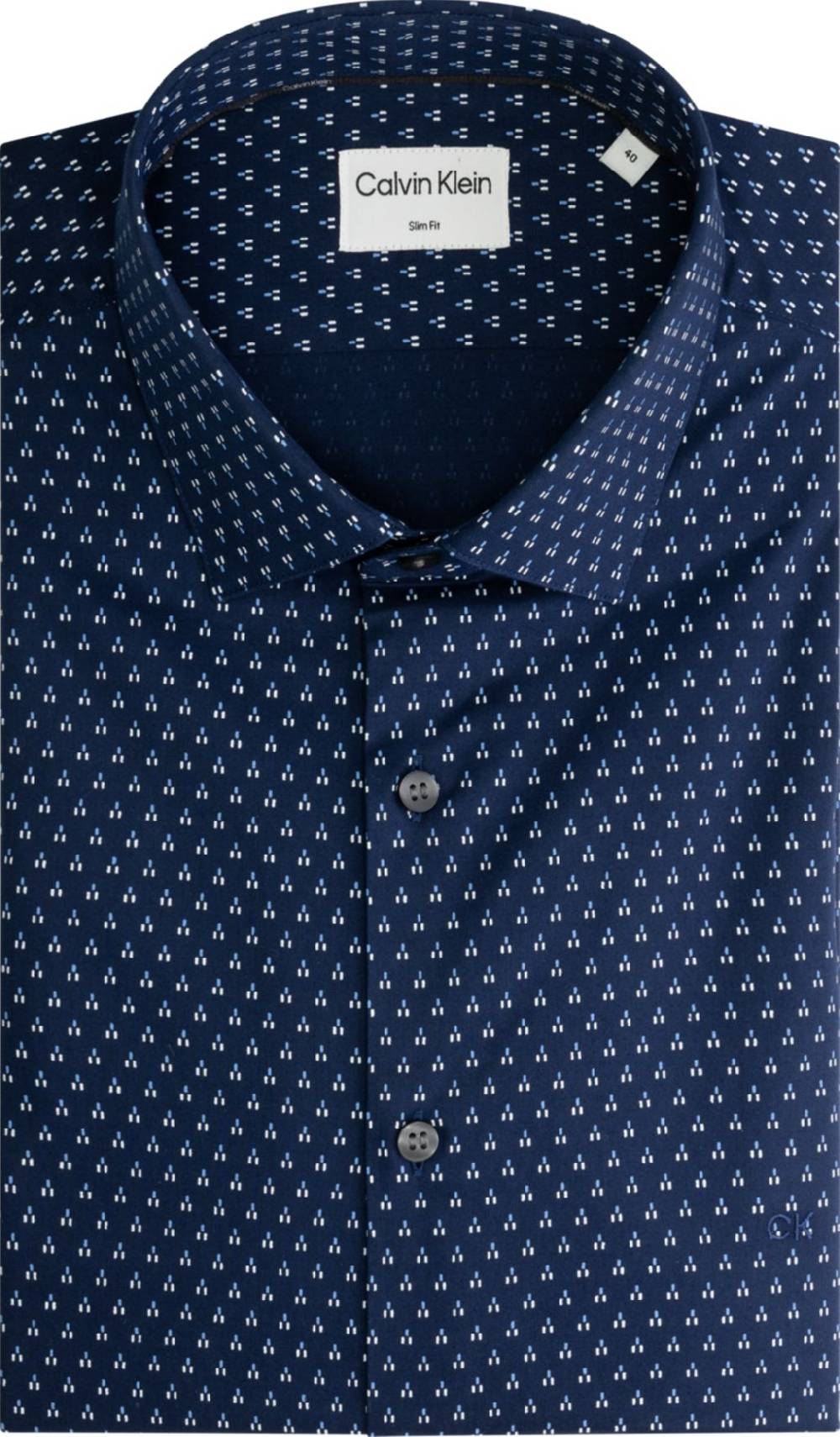 CALVIN KLEIN  Camicia Uomo Calvin Klein Blu in Cotone Shopping online