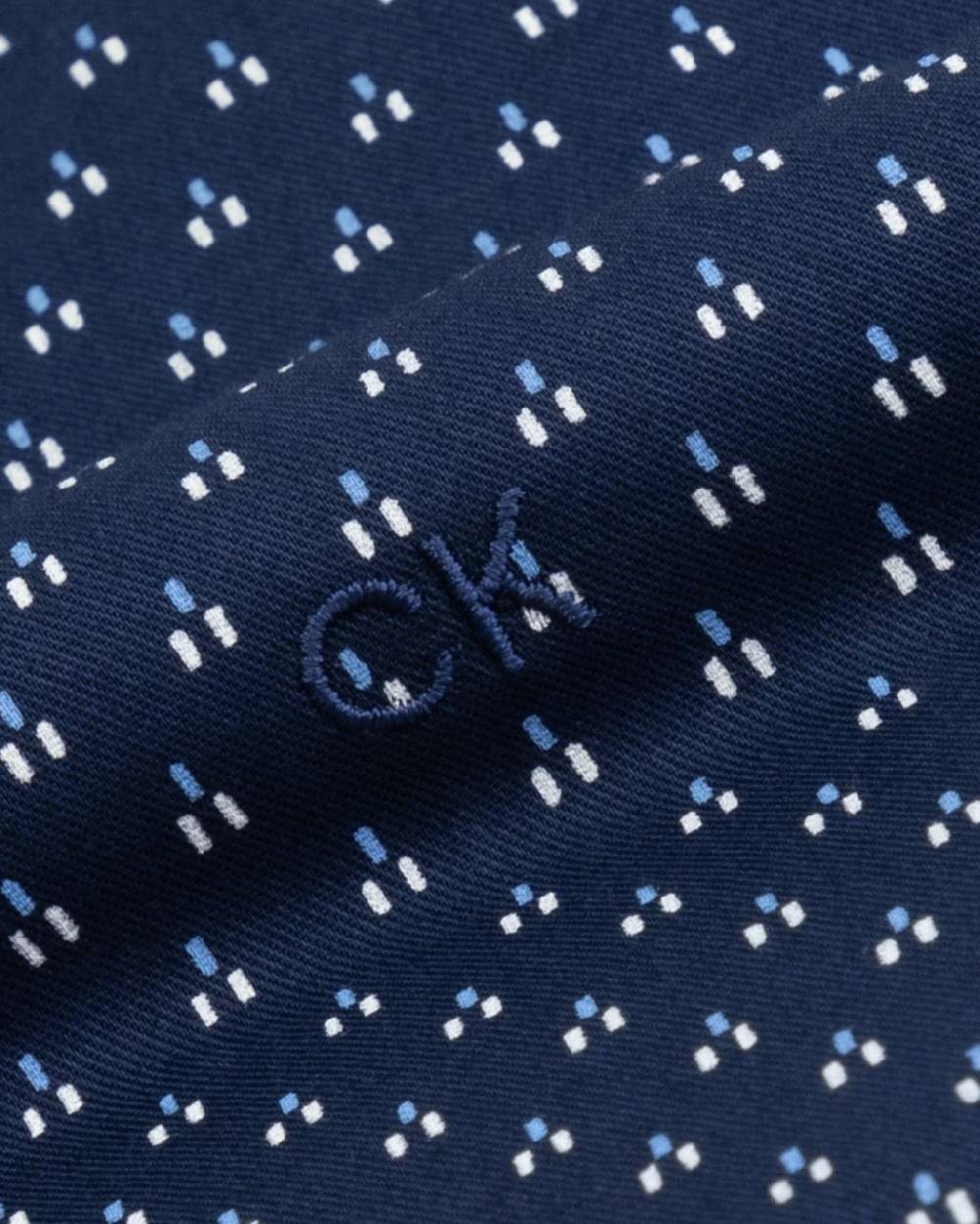 CALVIN KLEIN  Camicia Uomo Calvin Klein Blu in Cotone Shopping online