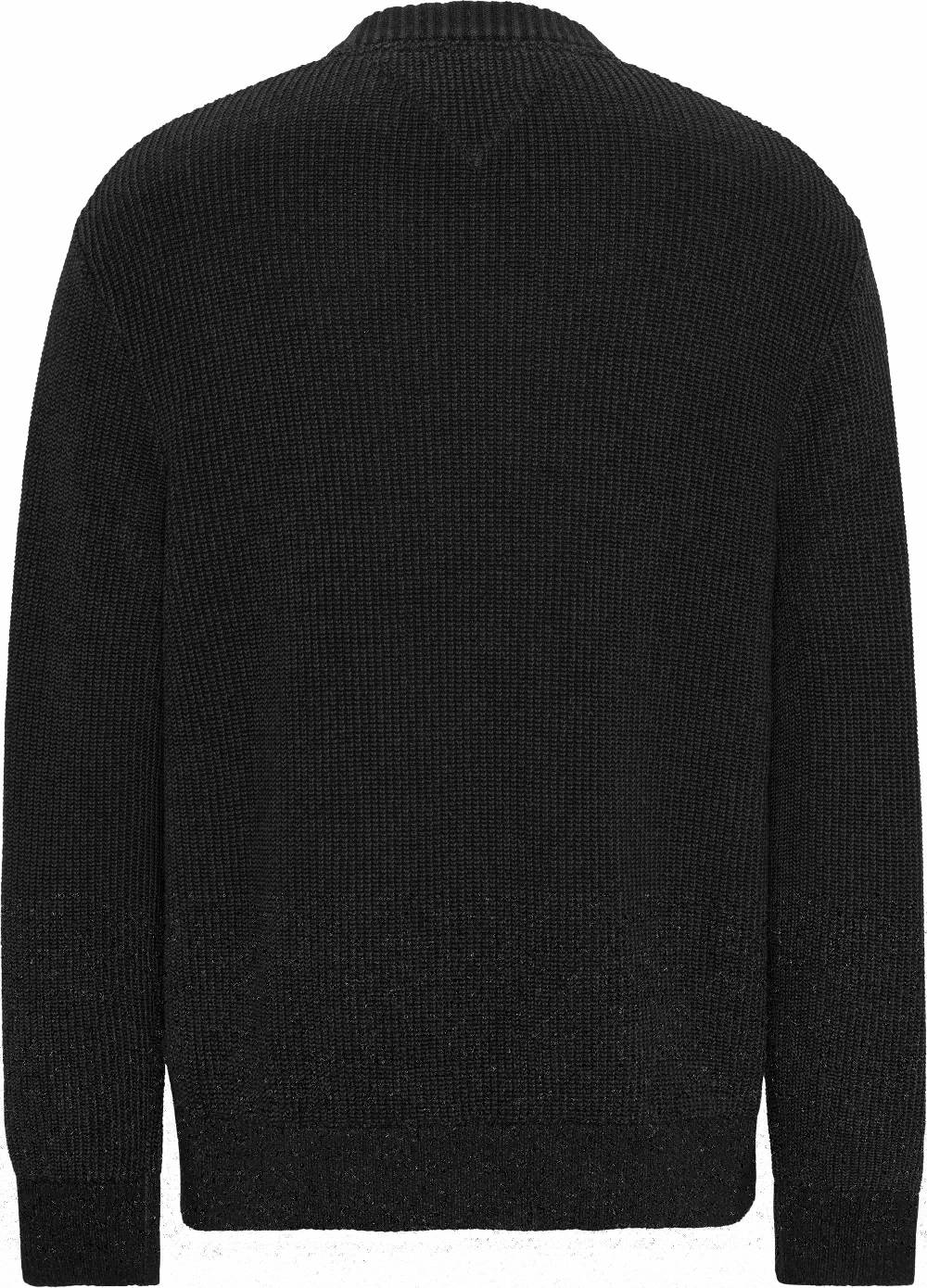 TOMMY JEANS  Felpa Uomo in Cotone Biologico Nera Tommy Jeans Black Friday
