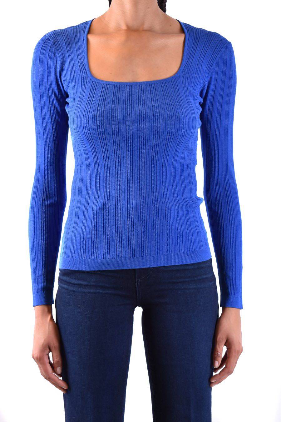 DIANE VON FURSTENBERG Maglia Blu in Miscela di Viscosa - Moda Donna Diane Von Furstenberg