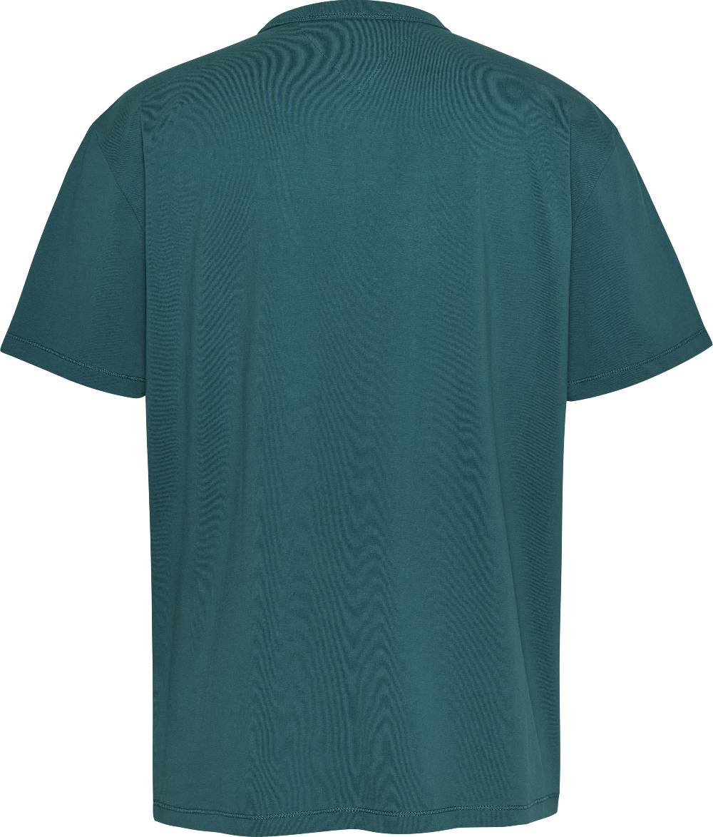 TOMMY JEANS  T-Shirt Cotone Verde Slim Fit Tommy Jeans Offerta San Valentino