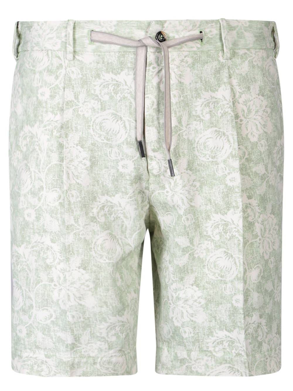 DELL'OGLIO  Bermuda Bianchi Uomo in Misto Lino-Cotone DELL'OGLIO