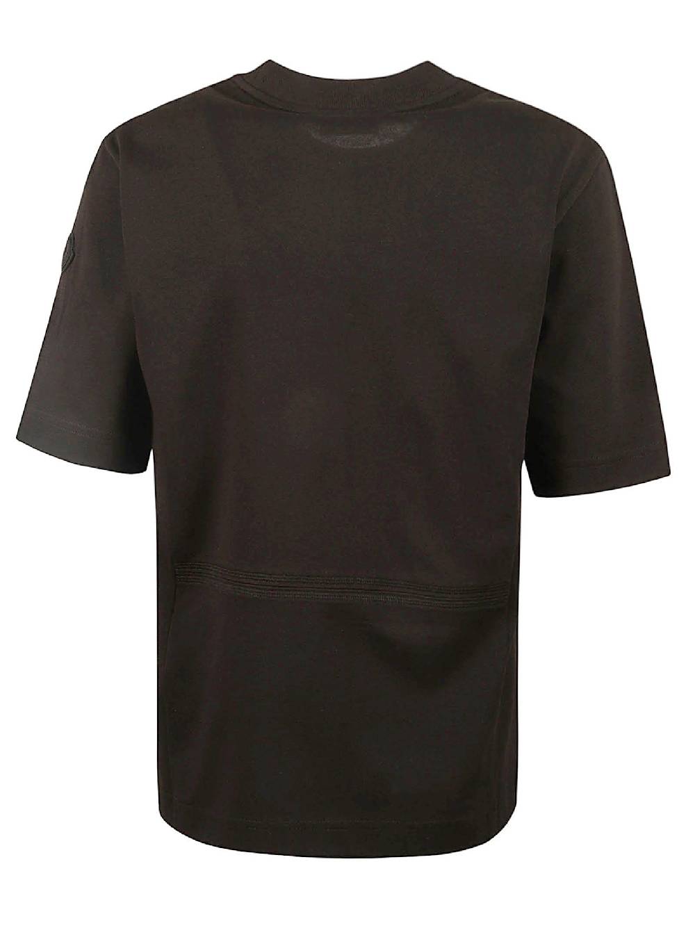 MONCLER  T-Shirt Logo Cotone Nero Moncler Donna Lightning offer