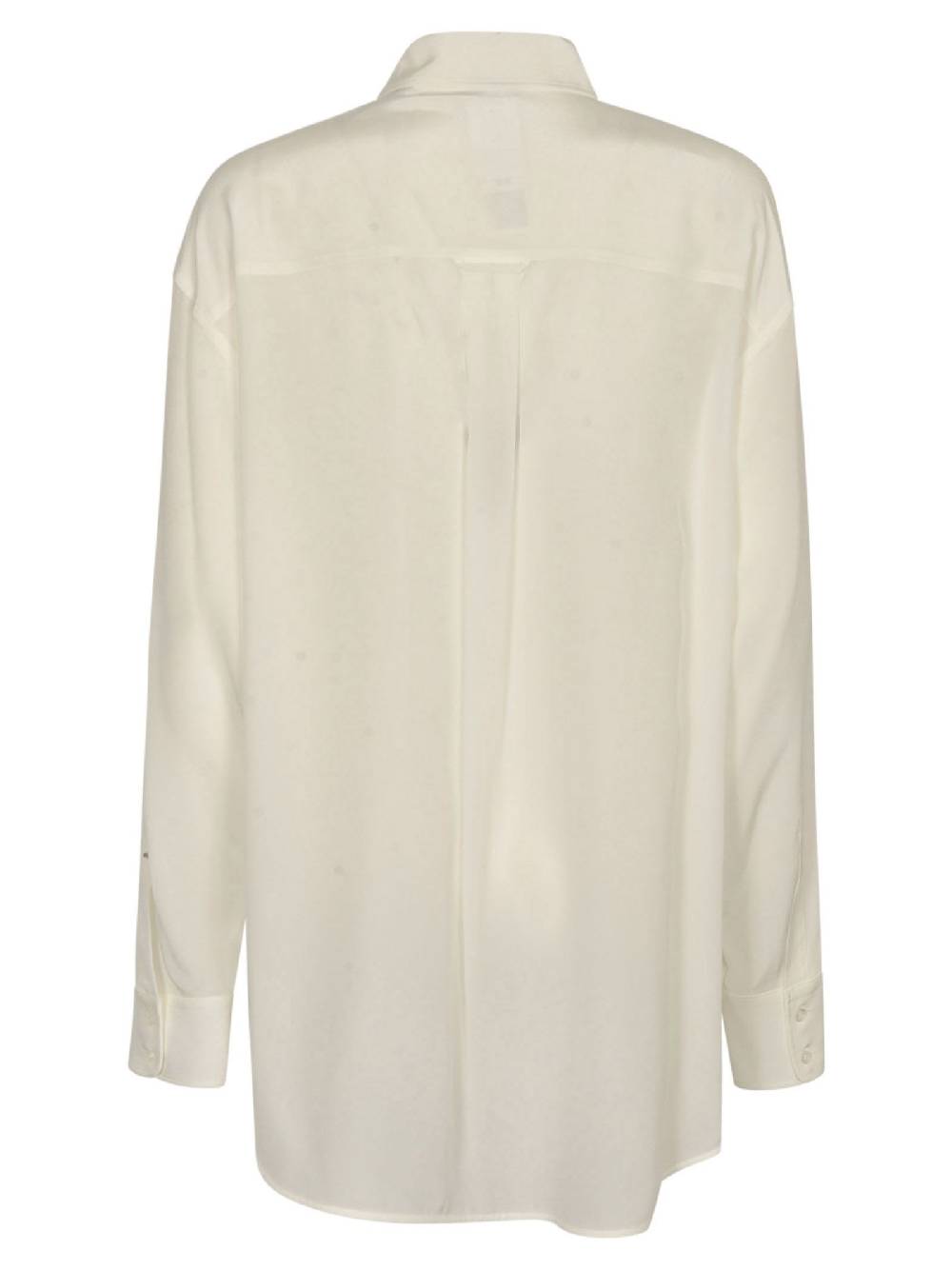 SPORTMAX  Camicia di Seta Bianca SPORTMAX da Donna con Dettaglio Cristallo sul Polso Grandi sconti