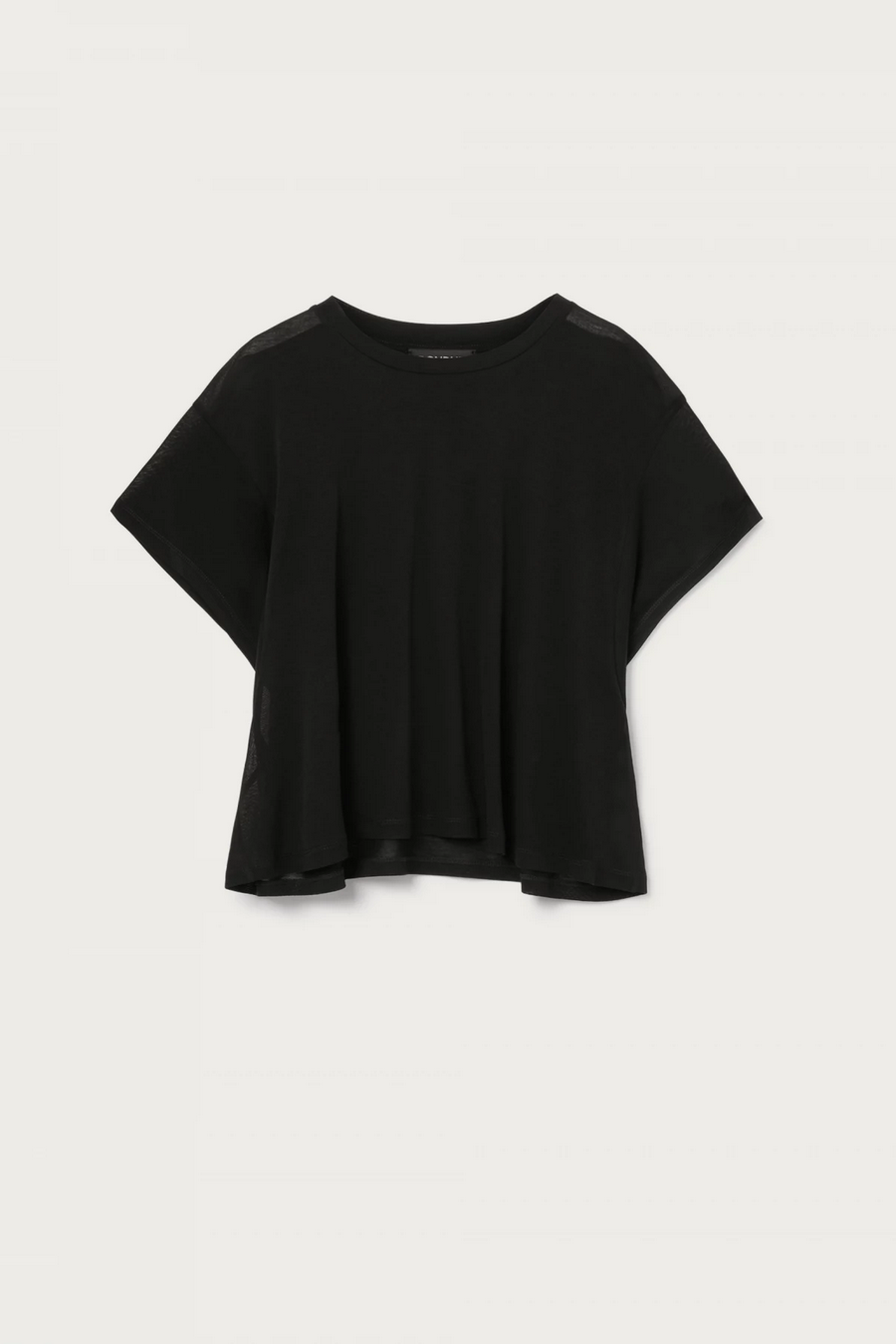 DONDUP  T-Shirt Donna in Cotone Nero DONDUP Offerta settimanale
