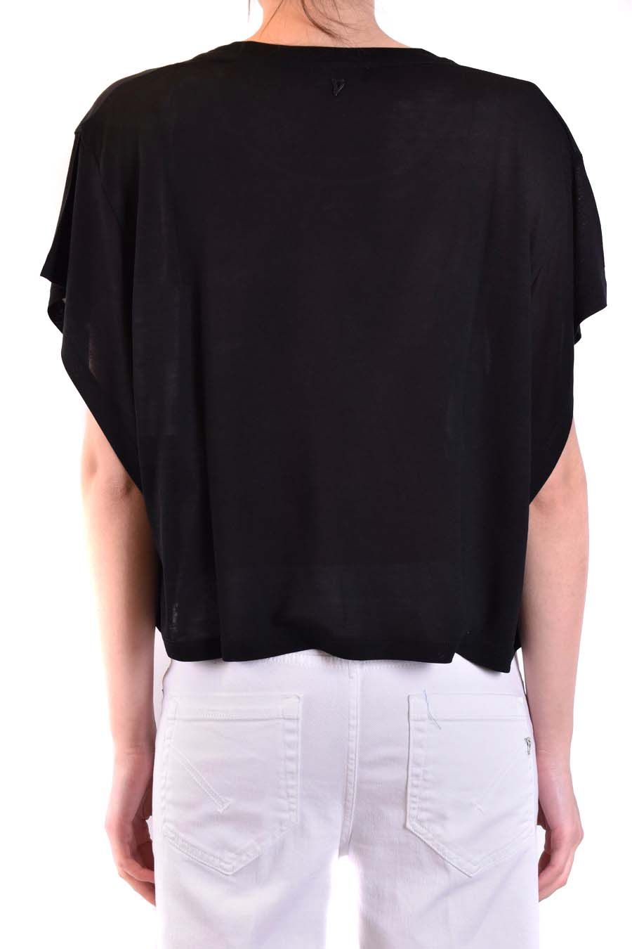 DONDUP  T-Shirt Donna in Cotone Nero DONDUP Offerta settimanale