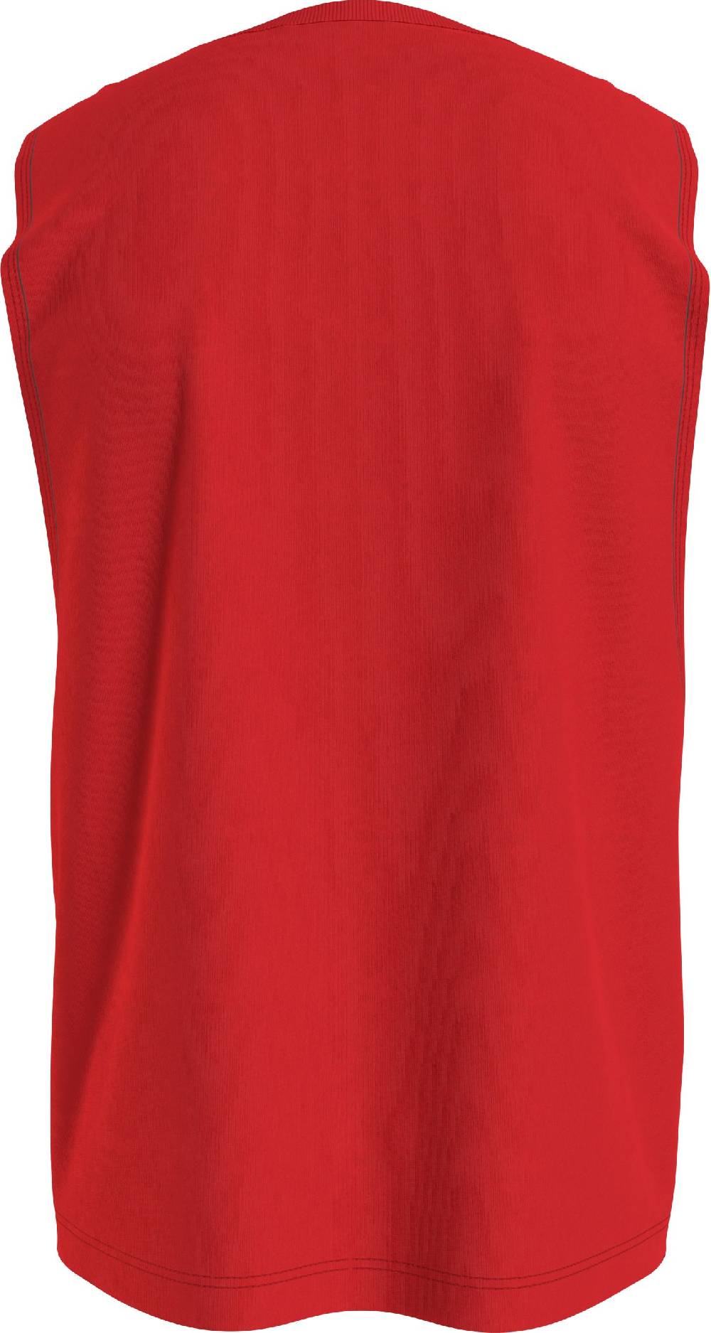 CALVIN KLEIN  T-Shirt Rossa Calvin Klein in Cotone per Uomo Solo un giorno rimasto