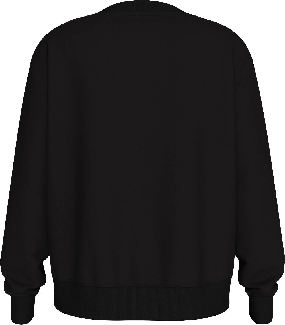 CALVIN KLEIN  Felpa da Donna Nera in Cotone Misto Calvin Klein 50% di sconto con spedizione gratuita