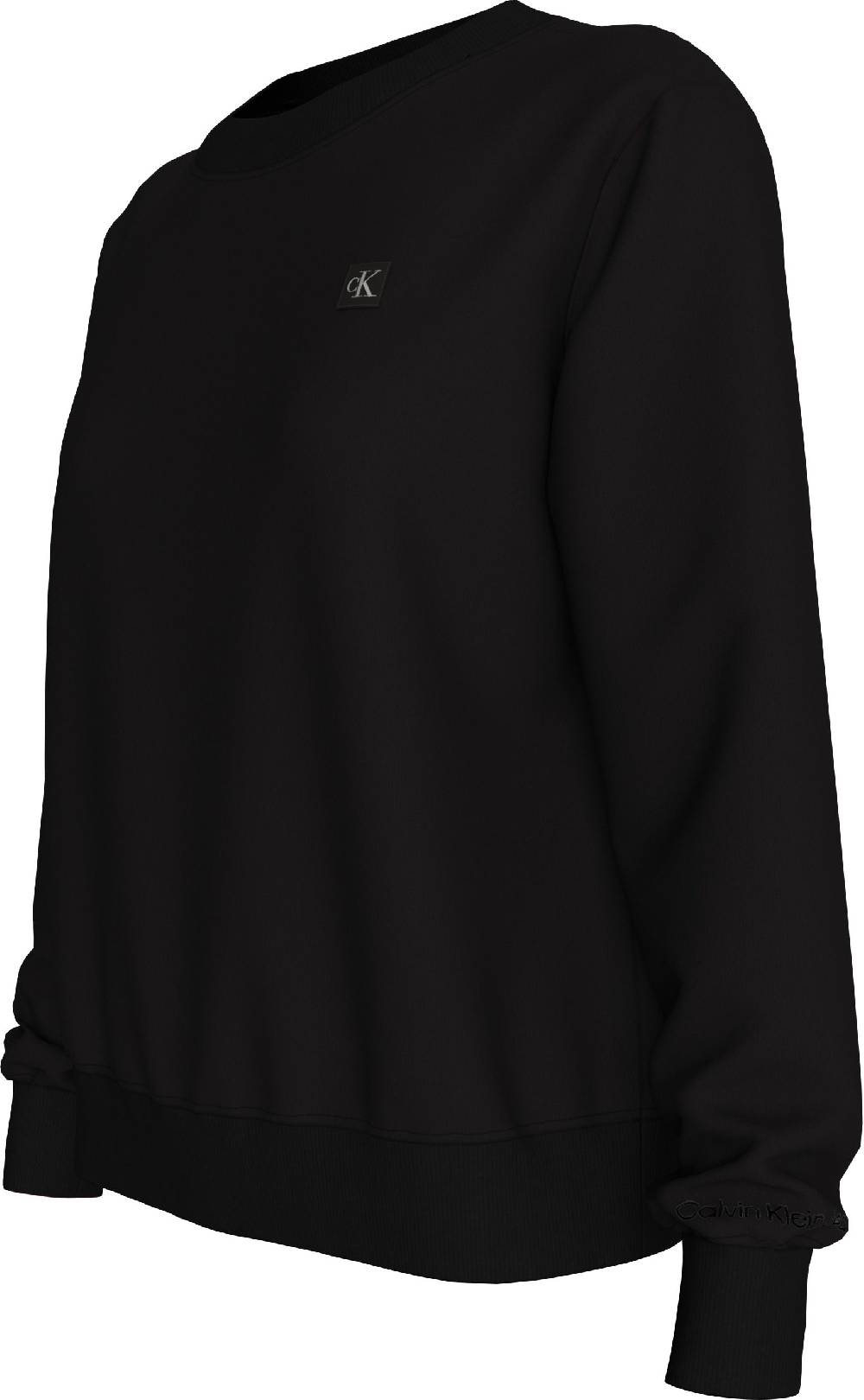 CALVIN KLEIN  Felpa da Donna Nera in Cotone Misto Calvin Klein 50% di sconto con spedizione gratuita