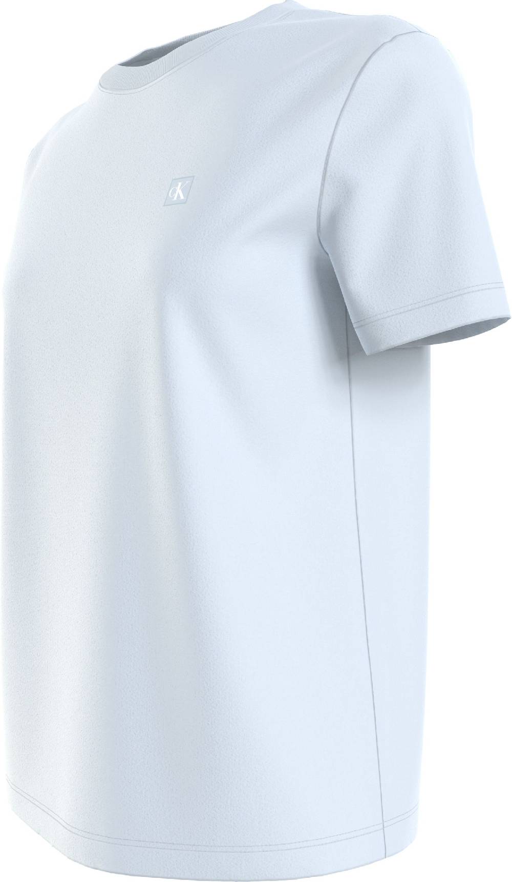 CALVIN KLEIN  T-Shirt da Donna Calvin Klein in Cotone Blu Chiaro In Linea