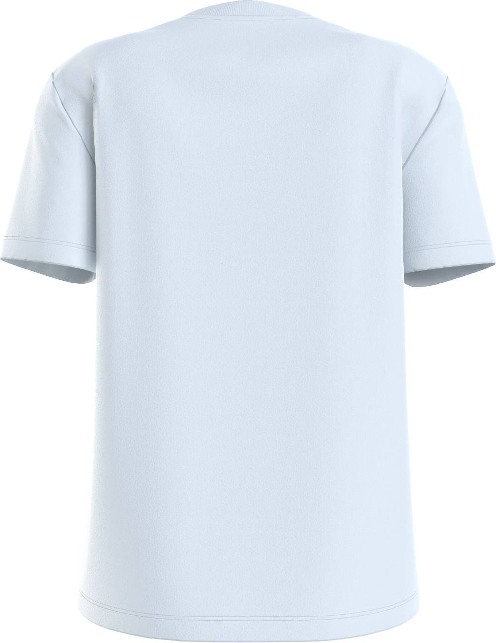 CALVIN KLEIN  T-Shirt da Donna Calvin Klein in Cotone Blu Chiaro In Linea