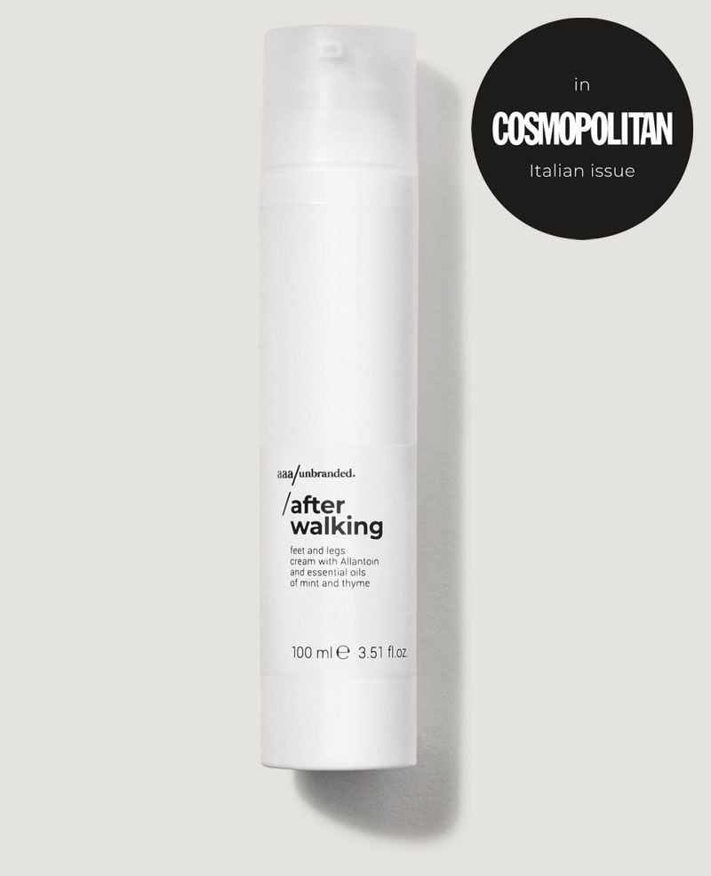 AAA/UNBRANDED Crema Rinfrescante per Gambe e Piedi Unisex con Oli Essenziali
