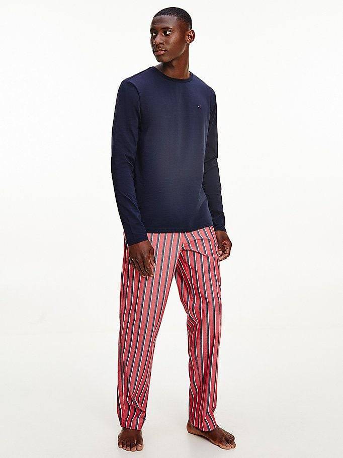 TOMMY JEANS  Pigiama Elasticizzato Blu da Uomo TOMMY JEANS in Cotone