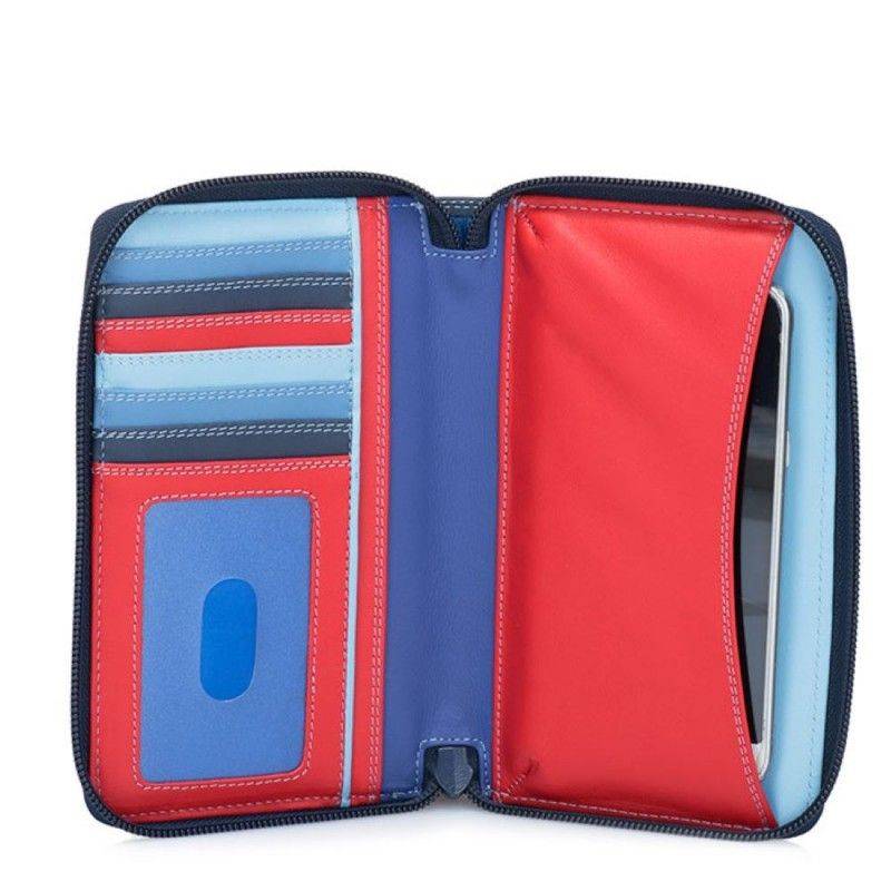 MYWALIT  Portafoglio Donna in Pelle Nappa Blu Mywalit Prezzo Ridotto