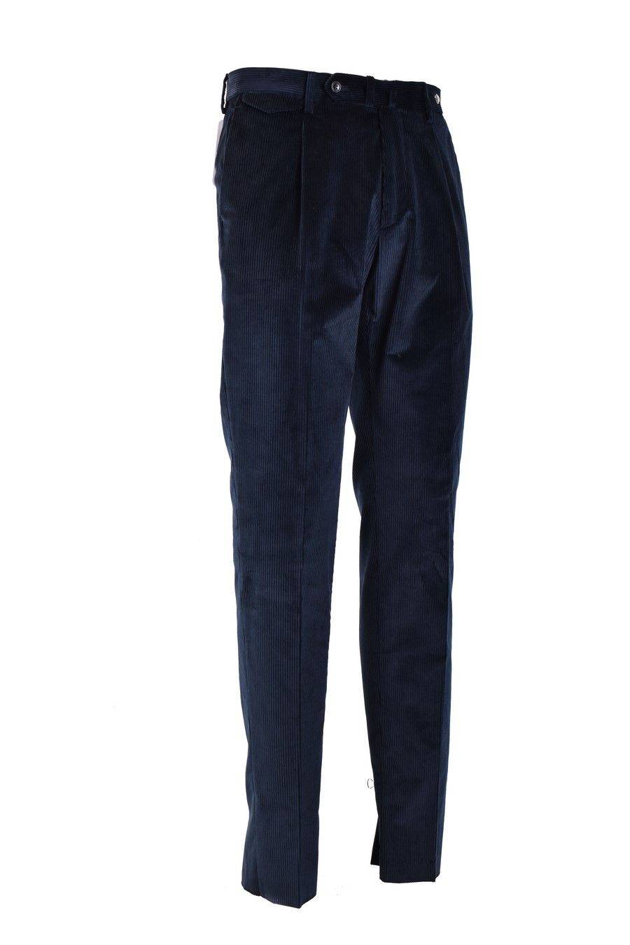 TAGLIATORE  Pantaloni Uomo in Cotone Elasticizzato Blu Tagliatore Sconto